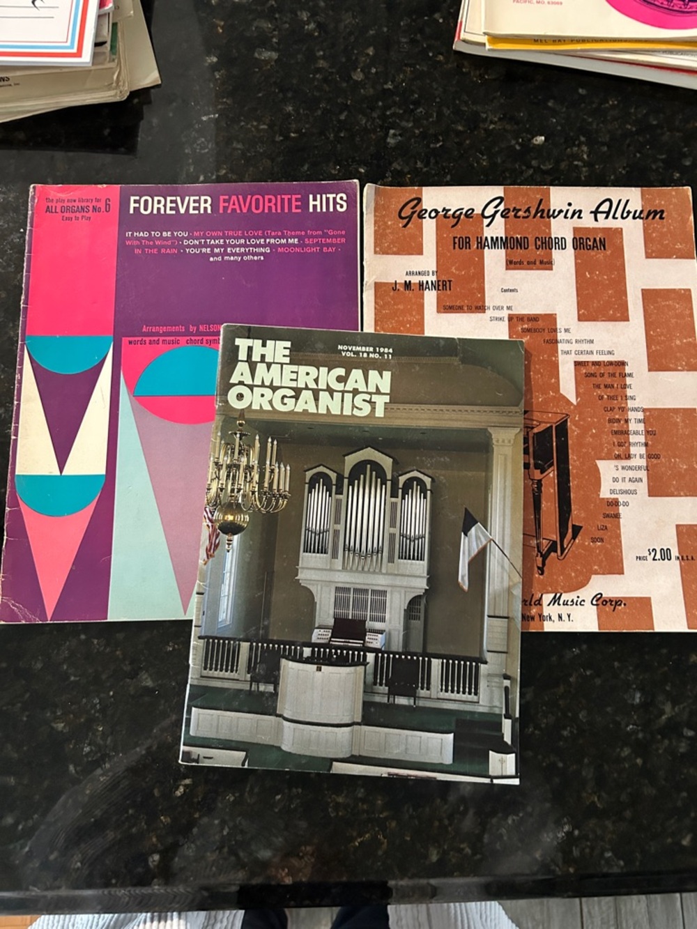 Instruction books for Organ